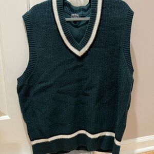 Dark Green Sweater Vest